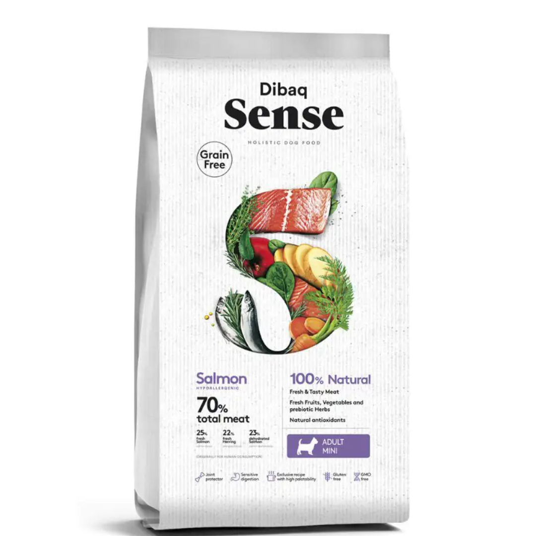 Dibaq Sense Adulto Salmón Mini alimento para perro